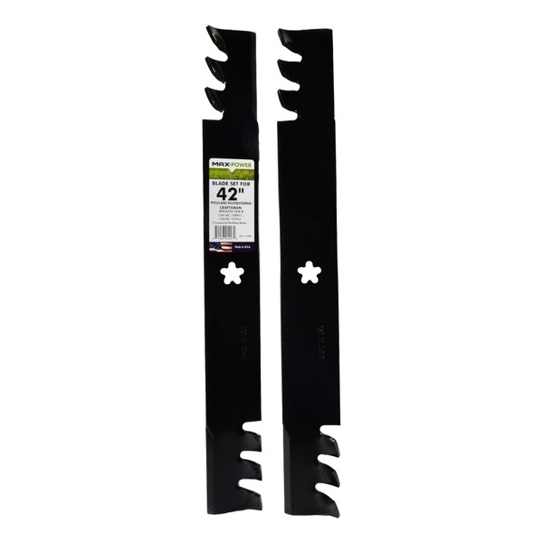 MaxPower 561713XB 2 Commercial Mulching Blade Set for Many 42