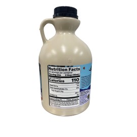 Barred Woods Organic Vermont Maple Syrup - Grade A Amber Rich, Quart Jug (32 oz)