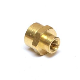 FasParts 3/8" Female NPT to 1/8" Female NPT FIP FPT Reducing Coupling Brass Pipe Fitting Fuel / Air / Water / Boat / Gas / Oil WOG