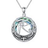 TOUPOP Egyptian Eye of Horus Necklace Jewelry Sterling Silver Egypt