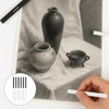 12 Pcs Graphite Sticks, Square Compressed Charcoal Sticks, Soft Willow