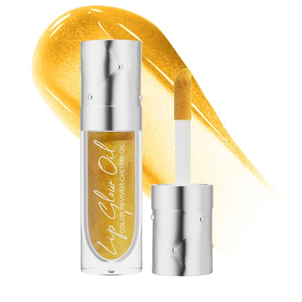 Vawolecy Feuchtigkeitsspendendes Lip-Glow-Öl, transparentes aufpolsterndes Lippenöl, getönter Lippenbalsam Lippenpflege, feuchtigkeitsspendender