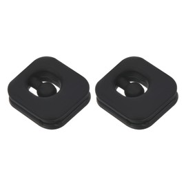 M METERXITY 2 Pack Tennis Vibration Dampener - Square Shock Absorber, Silicone Racket String Damping, Apply to Tennis Racket (2.2cm, Black)