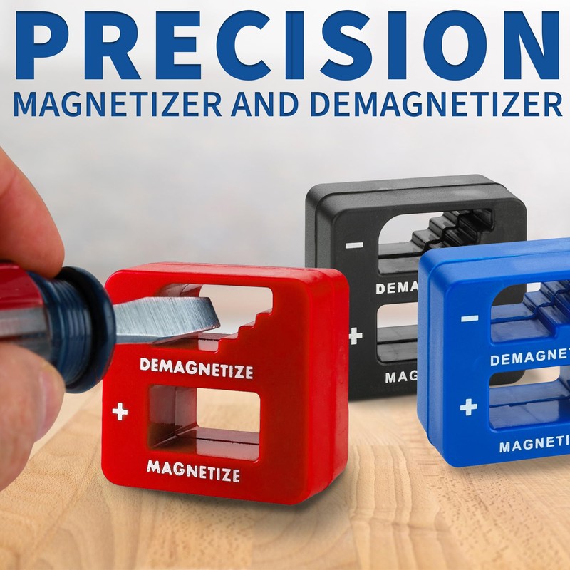 MeasuPro Demagnetizer and Magnetizer For Screwdrivers Tips, Bits, and Small