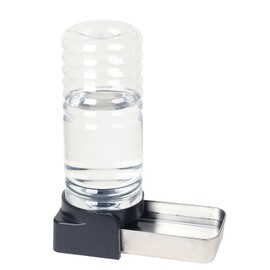 PAKEWAY Automatic Stainless Steel Pet Waterer 1.9 Gal/7.2L, Gravity Stainless Steel Water Dispenser, Large Capacity Water Feeder for Medium and Large-Sized Dogs