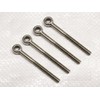 M5 Long Shank Eye Bolts Stainless Steel x4 (Metric Thread
