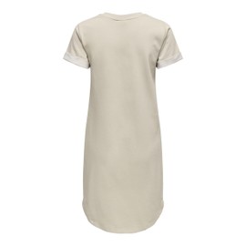 JdY Women's Jdyivy Life S/S Dress Jrs Noos Dress, Chateau Gray