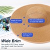 DRESHOW Sun Hats for Women Wide Brim Summer Hat Large