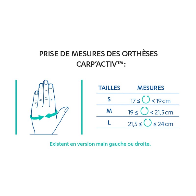 Epitact Carp'Activ Soft Wrist Orthosis Left Hand