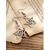 Sacina Boho Spiral Star Earrings, Star Earrings for Women, Celestial
