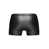 Noir Handmade, Men's Faux Leather Shorts with Zip and Decorative