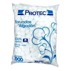 Torundas De Algodón 500g Con 1000 Bolitas Protec