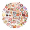 Peach Stickers for Water Bottle and Laptop - Waterproof Vinyl