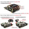 Geekworm para almacenamiento Raspberry Pi 4 SATA, X825 V2.0 2.5