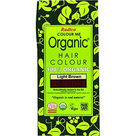 Radico Colour Me Organic Plant Hair Dye Light Brown (Organic, Vegan, Natural Cosmetics)