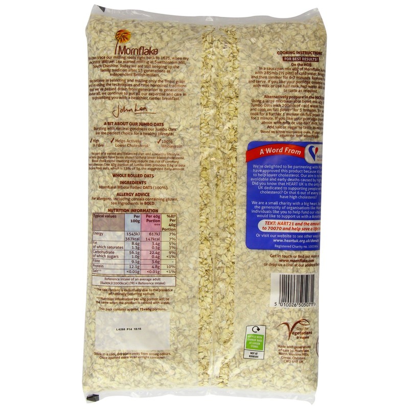 (12 PACK) - Mornflake - Mornflake Jumbo Oats MNF-PR008199 |