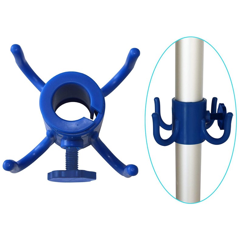 AMMSUN Beach Umbrella Hanging Hook,4-prongs Plastic Umbrella Hook Hanging for