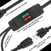 Power Cord Extension Y Splitter with ON Off Switch Plug