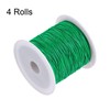 HARFINGTON 4 Rolls Nylon String Cord 45 Yards 0.4mm Nylon