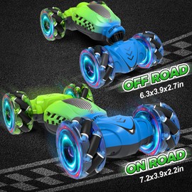 Nitigo Gesture RC Car, Toys for Boys 3-12 Year Old, 4WD Remote Control Car 360° Rotate Transform Drift RC Cars with Lights, 2.4Ghz Gesture Sensing RC Stunt Car Best Birthday Xmas Gifts for Kids