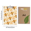 CRASPIRE Acrylic Clipboard A4 Bees Writing Board With Stainless Steel