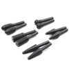 JIUWU 10pcs Black 6.35mm Shank Twist Drill Bits Metal Drill