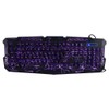 Wired 3 Color Backlit Gaming Crack Bilingual Keyboard with Multimedia