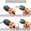 Proster Solar Crimping Pliers PV Crimper 26-10 AWG Ratchet Connection