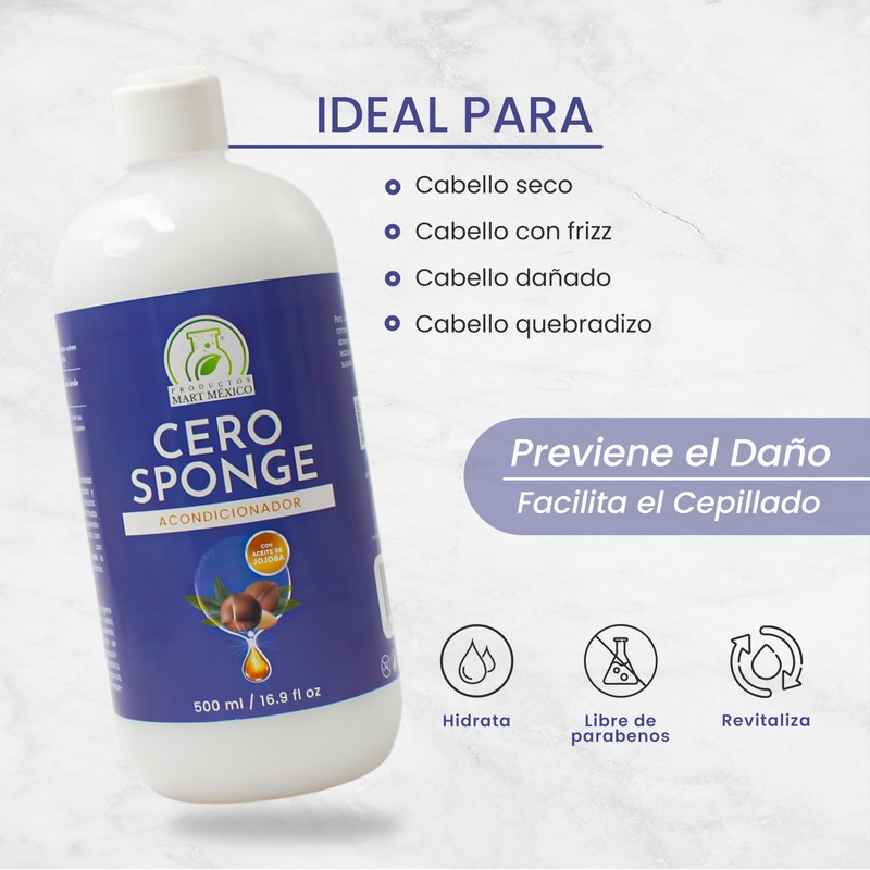 Acondicionador Cero Sponge Productos Mart Mexico 500 Ml