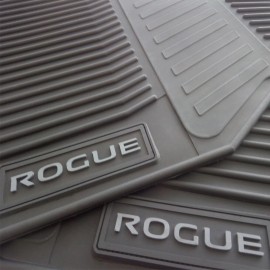Nissan Floor Mats for car Set of All weather OEM NISSAN ROGUE 2014 - 2020 grey logo