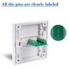 Jienk Solderless Panel Mount HDMI Socket to Terminal Block Breakout,