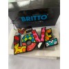 ROMERO BRITTO LOVE WORD ART FIGURINE LARGE 7 IN X