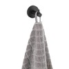 WENKO Uno Bosio Wall Hook Black Matt - Towel Hook,