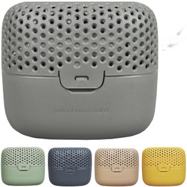 AbsoDry Duo Family - Dehumidifier Flat without Electricity - For Best Air Quality - Room Dehumidifier for Basement, Bathroom, Bedroom - Against Mould - Dehumidifier - Grey