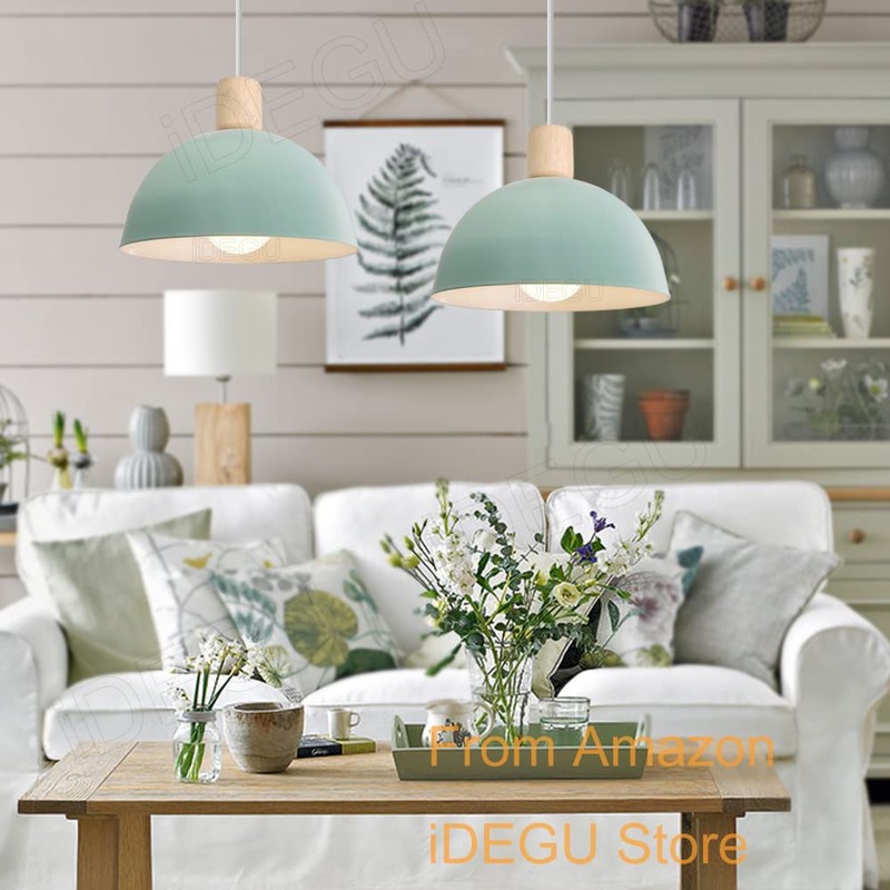 iDEGU Retro Pendant Light Modern Half Style Ceiling Light E27