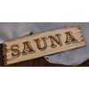 Generic Sauna Schild 3D Western Art Eiche Shabby Chic Deko