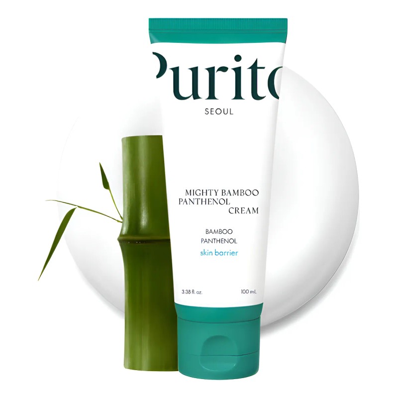 Crema De Pantenol De Bambú Purito Mighty, 100 Ml, 3,38