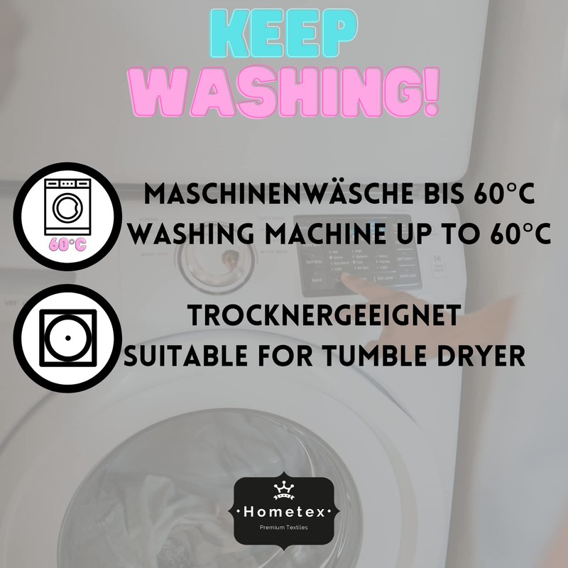 Hometex Premium Textiles Fitted Sheet, 90–100 x 200 cm, Jersey