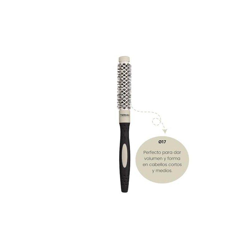 Termix Evolution Soft Ø17, Cepillo Redondo Profesional para Cabello Fino