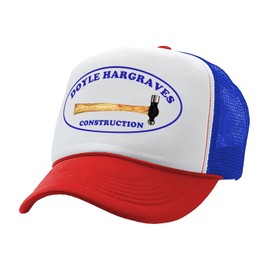 The Goozler Doyle HARGRAVES Construction - Cuchillo eslinga - Gorra de camionero para adulto, Rwb, Talla única