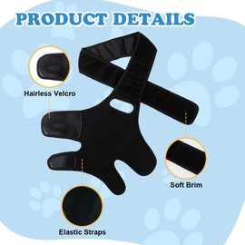 Rislobx Dog Knee Hip Leg Brace, Dog ACL Brace for Front Torn, Hind Rear Leg ACL Dog Leg Brace for Hip, Dysplasia Dog Arthritis and Luxating Patella (Black M)