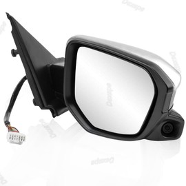 Dexepe Passenger Side Mirror Assembly 2016-2021 Compatible with Honda Civic Sedan Coupe Hatchback Rear View Mirror with Camera Power Heated Replace 76208-TBC-A03ZA (11 Pin Platinum White Pearl)