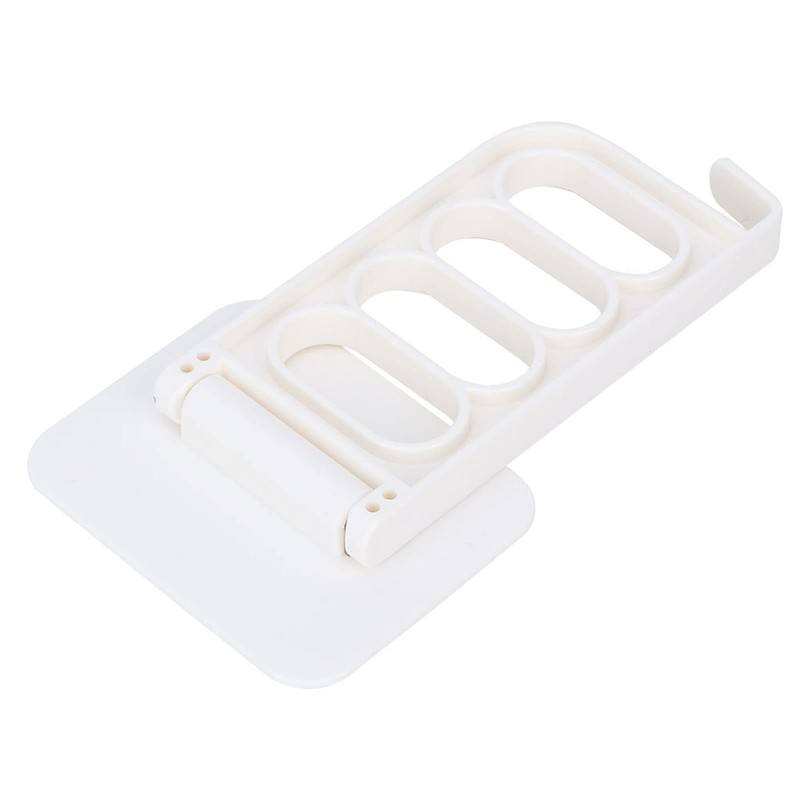 4 Hole Clothes Rack, Plastic Wall Mounted Clothes Storage Rack