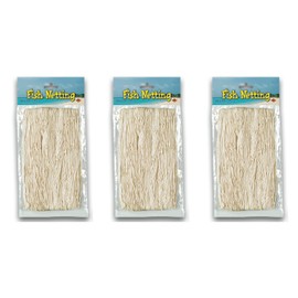 Novelty Fish Netting 3 Piece Luau Decorations Under The Sea Nautical Party Supplies