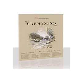 Hahnemühle The Cappuccino Pad, 120g/m², 30 Sheets/60 Pages, Sketch Paper, Tinted Drawing Paper (A4)