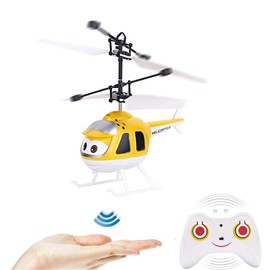 Cartoon Intelligent Sensing Flying Toy Remote Control Helicopter Toy with LED Light