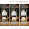 Candle Warmer Lamp, with 2 Bulbs,Timer & Dimmer,Compatible with Large