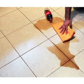 Original Germany Shammy Floor Cloth 180 Grams,Super Absorbent,20'' x 27'',Made in West Germany,100% Rayon/Viscose,Orange. (3)