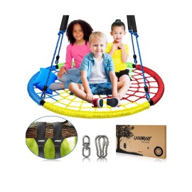 LAEGENDARY Saucer Swing for Kids & Adults - Holds up to 700 lbs