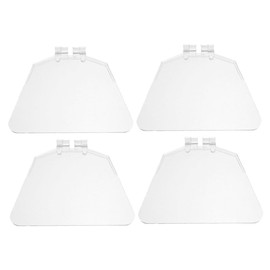 DOITOOL 4pcs Transparent Attachments for Bench Grinders Eye Protector for Safe Grinding Tasks Safety Cover for Work